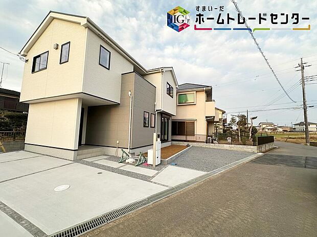 【現地外観写真】◆休日にご家族揃ってご見学はいかがでしょうか♪実際の現地を見てみると図面などではわからない、新たな発見もありますのでまずはお気軽にお問い合わせください♪