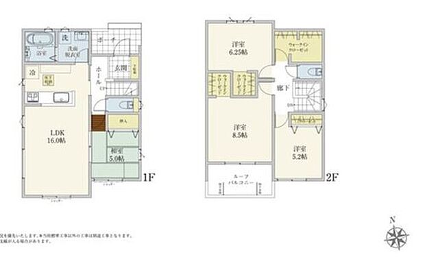 【4LDK】家族の衣類や小物が収納できるファミリークロークを完備♪リビング隣の和室は、客間としは勿論、お昼寝スペースや書斎など、多目的にお使い頂けますので、大変便利です♪