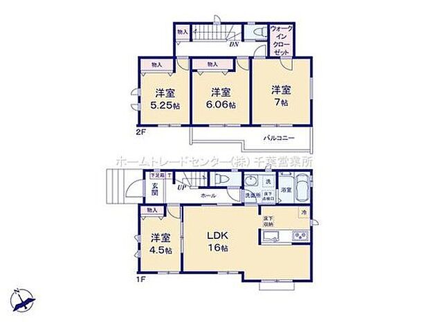 【4LDK】全居室南向きの明るい邸宅♪
キッチンから洗面所への動線がスムーズなので家事も捗ります♪
ウォークインクローゼット完備で収納スペースにも困りません♪
