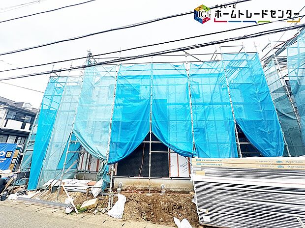 【現地外観写真】◆耐震性能にこだわる「飯田グループ」の家です!お客様のすまいと安全を守る大切な住宅だからこそ、実際の建物の作りと安心感をぜひ現地にてご体感ください!ご見学予約受付です!
