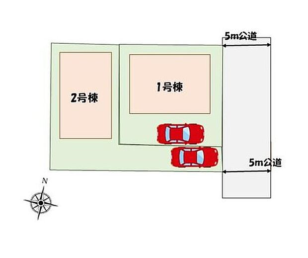 【全体区画図】カースペースあり♪