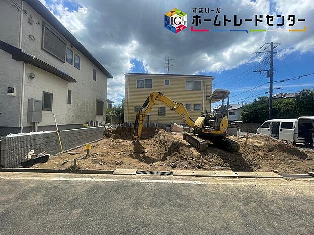 【現地外観写真】◆耐震性能にこだわるお家です!お客様のすまいと安全を守る大切な住宅だからこそ、実際の建物の作りと安心感をぜひ現地にてご体感ください!ご見学予約受付です!