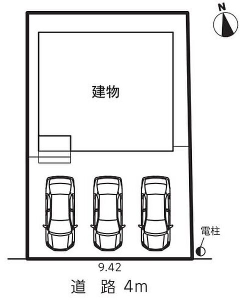 １号棟　２，１９０万円

並列３台駐車可能なカースペースあり☆