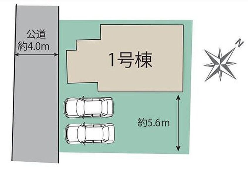 １号棟　２，８８０万円

並列２台駐車可能なカースペースあり♪