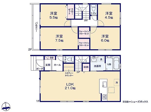 (3号棟)、価格3399万円、4LDK、土地面積125.38m2、建物面積103.51m2