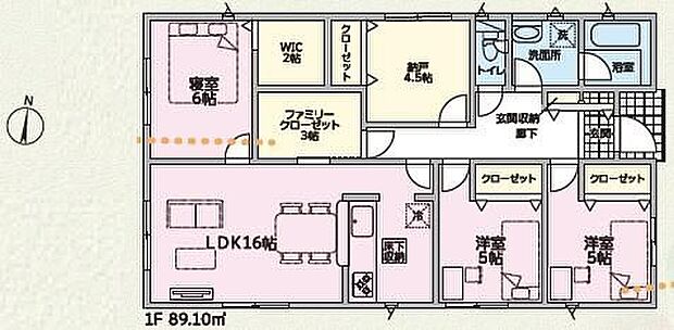 (2号棟)、価格2290万円、3LDK+2S、土地面積225.5m2、建物面積89.1m2