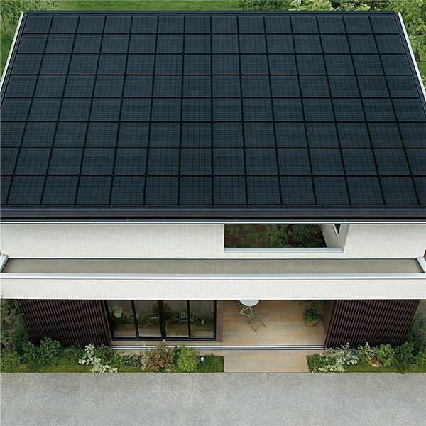 屋根一体型PVシステム（実際のモノとは異なります）