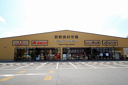 ビッグマーケット鶴ヶ島店 1530ｍ(徒歩20分。)
