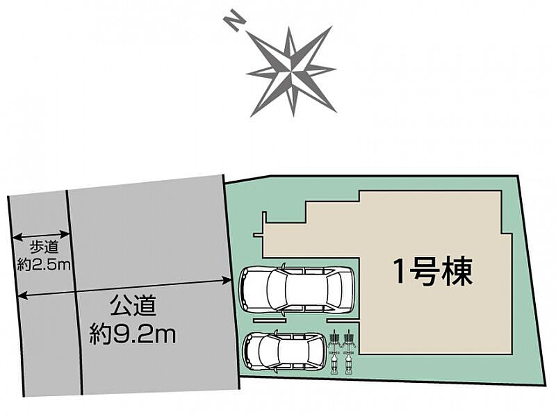 宇都宮市京町1棟 区画図