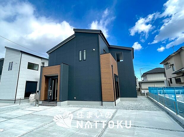 【現地写真（外観）【３号地】】健康被害に配慮したもっとも安全性の高い建材を採用し、シックハウス対策をしております。