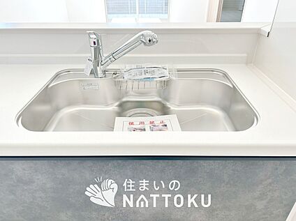 浄水器内臓ハンドシャワー付シンク