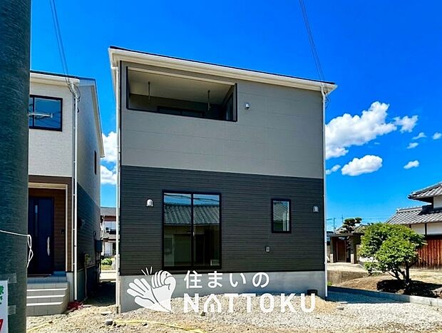 【現地写真(外観)【1号地】】健康被害に配慮したもっとも安全性の高い建材を採用し、シックハウス対策をしております。