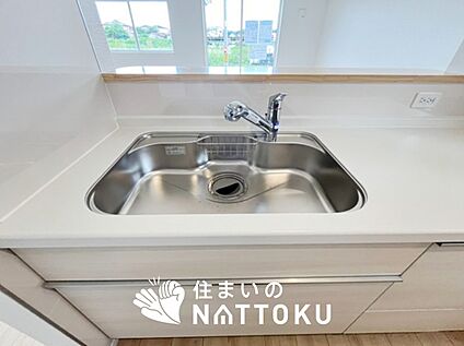 浄水器内臓ハンドシャワー付シンク