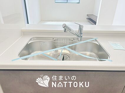 浄水器内臓型ハンドシャワー付シンク