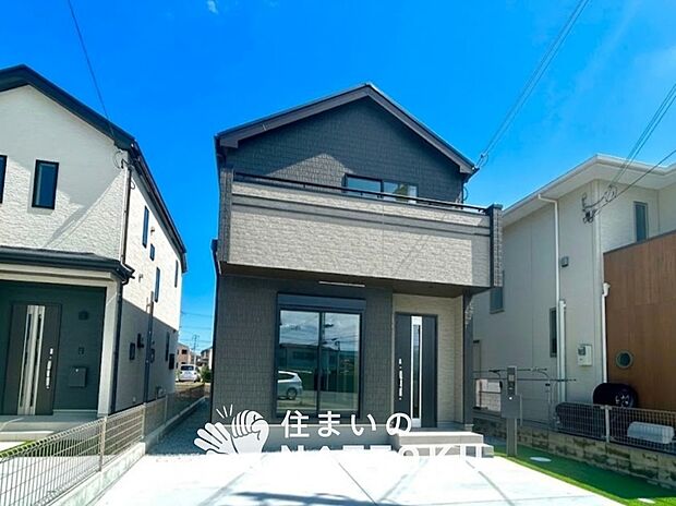 【現地写真(外観)【B号地】】健康被害に配慮したもっとも安全性の高い建材を採用し、シックハウス対策をしております。
