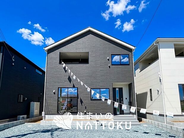 【現地写真(外観)【2号地】】耐震等級最高「3」取得で基準の1.5倍の性能・耐震強度で安心できます。