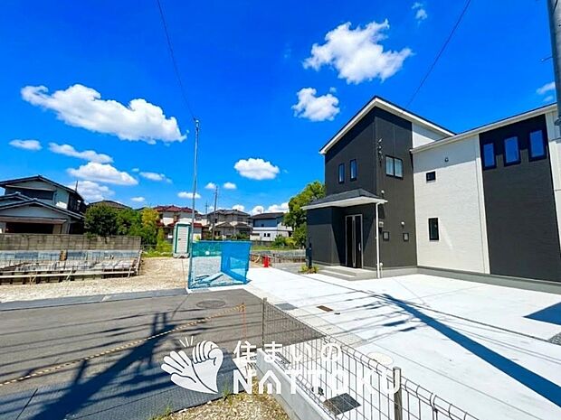 【現地写真(外観)【F号地】】健康被害に配慮したもっとも安全性の高い建材を採用し、シックハウス対策をしております。