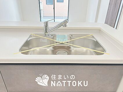 浄水器内臓型ハンドシャワー付シンク