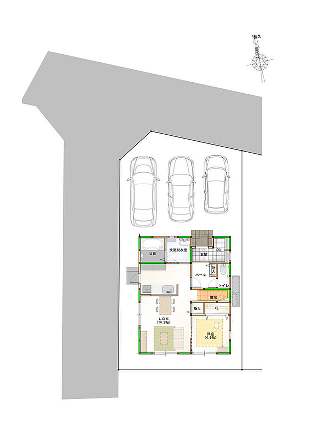 【区画図】4号棟