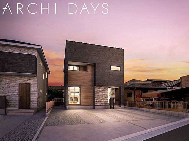 【外観パース】完成イメージ図です。実際とは異なる場合があります。