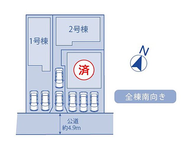 区画図(3号棟 ご成約済み)