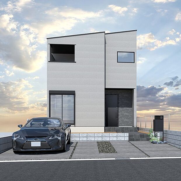 1号棟外観パース ※図面と現況が異なる場合には現況優先とします