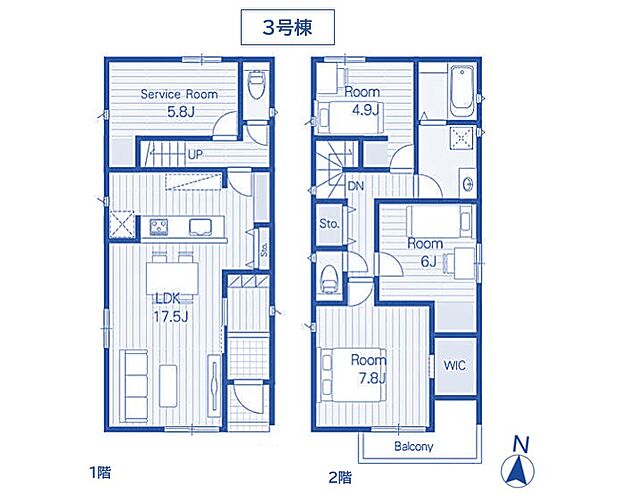 3号棟　間取り