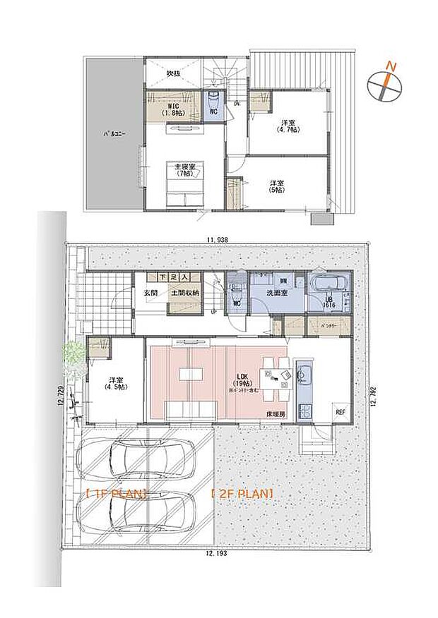 ■4LDK＋土間収納+WIC