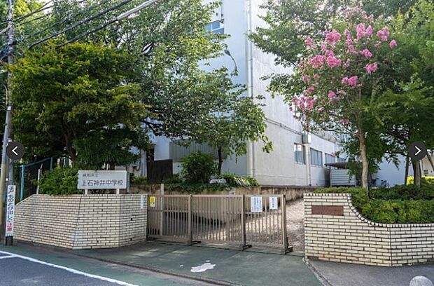 上石神井中学校(約800m)