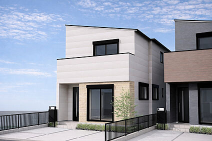 外観予想図（A号棟）