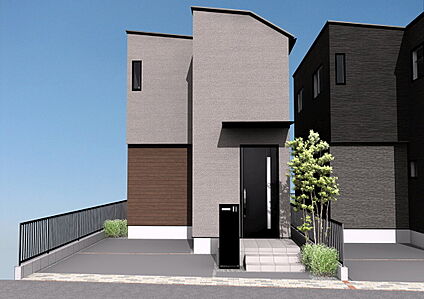 外観予想図（B号棟）