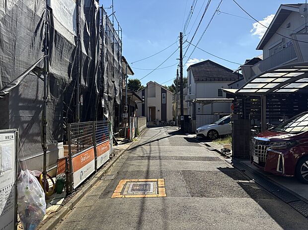 【前面道路含む現地写真】■北西側幅員 約4.5m公道に接面(2026.9月撮影)