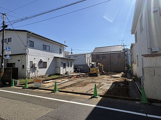 【現地土地写真】現地(2026年10月)撮影
■北側 幅員約6.0m公道に接面