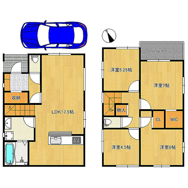 【限定１区画】広々４ＬＤＫのゆとりある住まい！