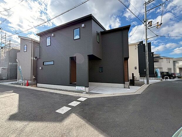 【外観（２号棟）】角地区画もありますよ！日当り・通風良好な明るい住まい！