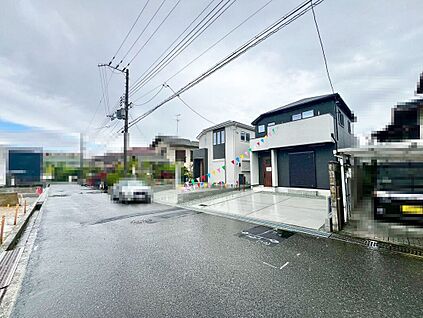 前面道路を含む現地写真