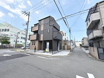 前面道路を含む現地写真