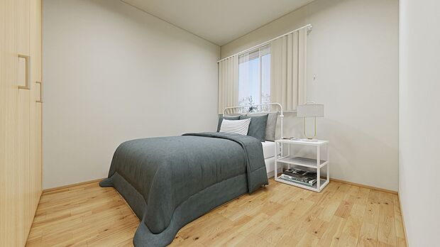 【【 洋室 】】洋室各2部屋にはしっかり収納スペースがございますので、お部屋をスッキリご利用いただけます。※パースはイメージです。