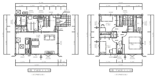 ＬＤＫ１５帖の広々空間で家族が自然と集う住まい。水回りが一直線の家事ラク動線や階段下収納など、使いやすさにこだわりました。２階はＷＩＣ付きで収納力も◎