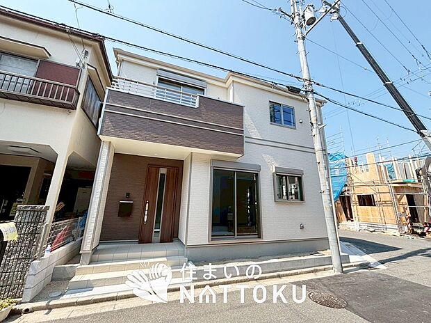 【現地写真(外観)】耐震等級最高「3」取得で基準の1.5倍の性能・耐震強度で安心できます。