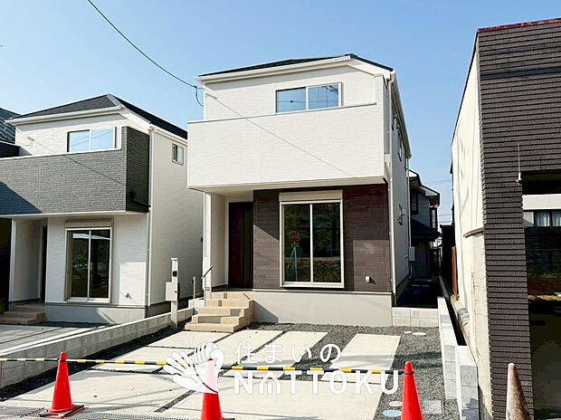 【現地写真（外観）【１号地】】健康被害に配慮したもっとも安全性の高い建材を採用し、シックハウス対策をしております。