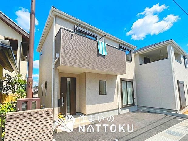 【現地写真（外観）【４号地】】健康被害に配慮したもっとも安全性の高い建材を採用し、シックハウス対策をしております。