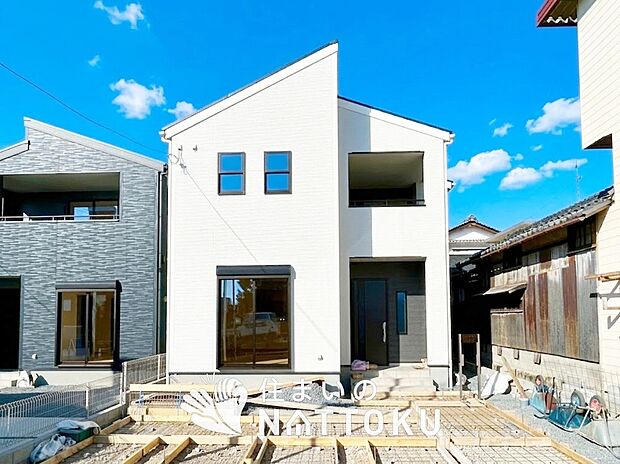 【現地写真(外観)【3号地】】健康被害に配慮したもっとも安全性の高い建材を採用し、シックハウス対策をしております。