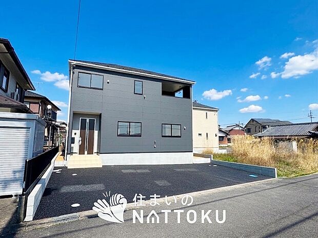 【現地写真（外観）【１号地】】断熱性、気密性を高める工夫で一年中ずっと心地よく暮らせる、高気密・高断熱です。