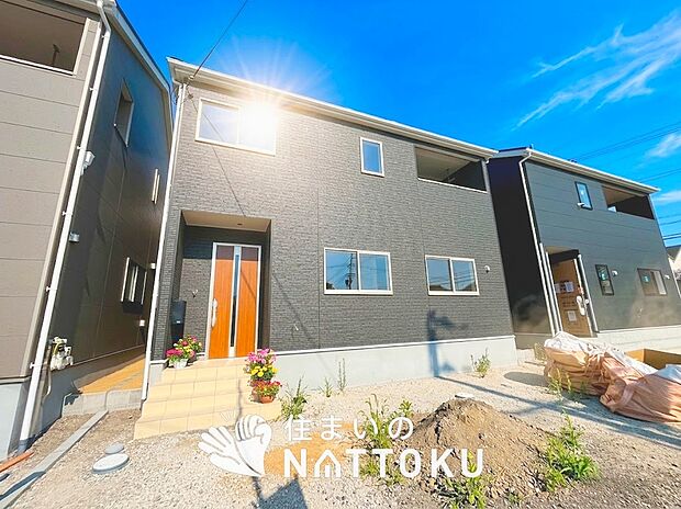 【現地写真(外観)【2号地】】健康被害に配慮したもっとも安全性の高い建材を採用し、シックハウス対策をしております。