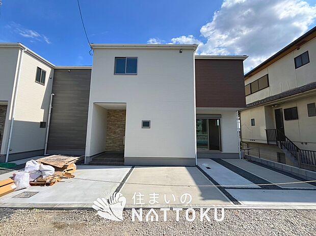 【現地写真(外観)【1号地】】健康被害に配慮したもっとも安全性の高い建材を採用し、シックハウス対策をしております。