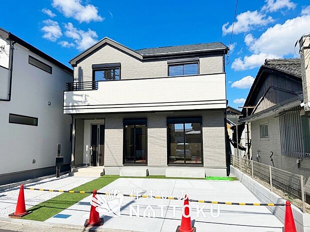 【現地写真(外観)【B号地】】健康被害に配慮したもっとも安全性の高い建材を採用し、シックハウス対策をしております。