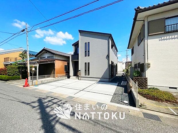 【現地写真(外観)【1号地】】健康被害に配慮したもっとも安全性の高い建材を採用し、シックハウス対策をしております。