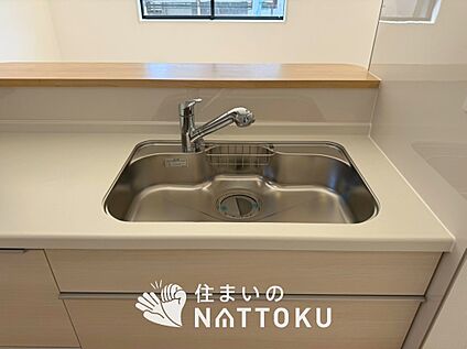 浄水器内臓ハンドシャワー付シンク