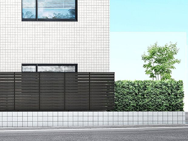 【【外構完成イメージ】】※画像はイメージパースのため実際と異なる場合がございます
